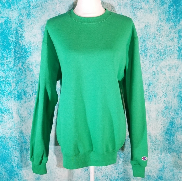 kelly green crew neck sweatshirt